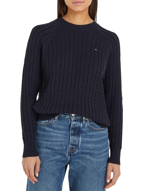 TH Jersey de cuello redondo de algod&oacute;n cielo del desierto - Su&eacute;teres de mujer