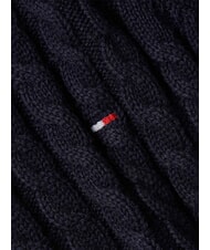 TOMMY HILFIGER TH Jersey de cuello redondo de algod&oacute;n cielo del desierto - Su&eacute;teres de mujer - 5