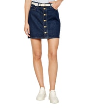 TOMMY HILFIGER TH Falda corta vaquera cl&eacute;rigo - Faldas de mujer - 2