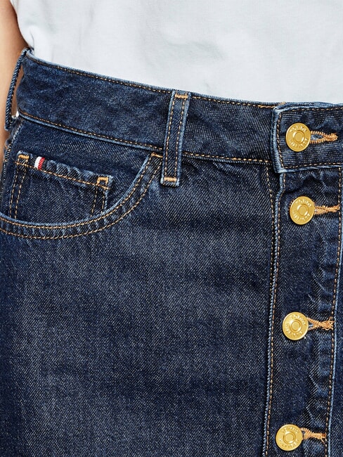 TH Falda corta vaquera cl&eacute;rigo - Faldas de mujer