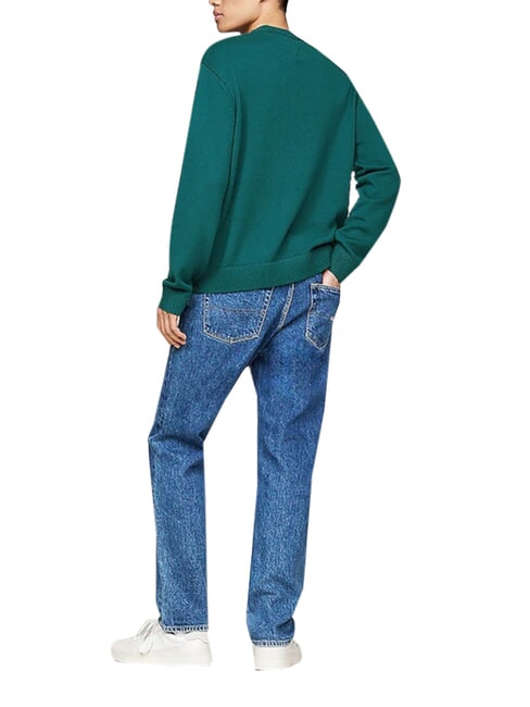 TH JEANS  Su&eacute;ter de cuello redondo aguas profundas - Su&eacute;teres de los hombres