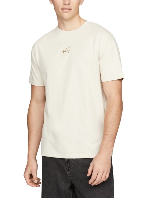 TH JEANS camiseta de manga corta papel prensa - camiseta