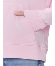 TOMMY HILFIGER TH Sudadera de algod&oacute;n de manga larga rosa ic&oacute;nico - Sudaderas de mujer - 4