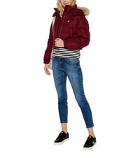 TOMMY HILFIGER TH JEANS Chaqueta corta de plumas rojo intenso - Chaquetas de plumas de mujer - 3