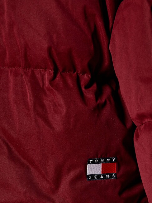 TH JEANS Chaqueta corta de plumas rojo intenso - Chaquetas de plumas de mujer