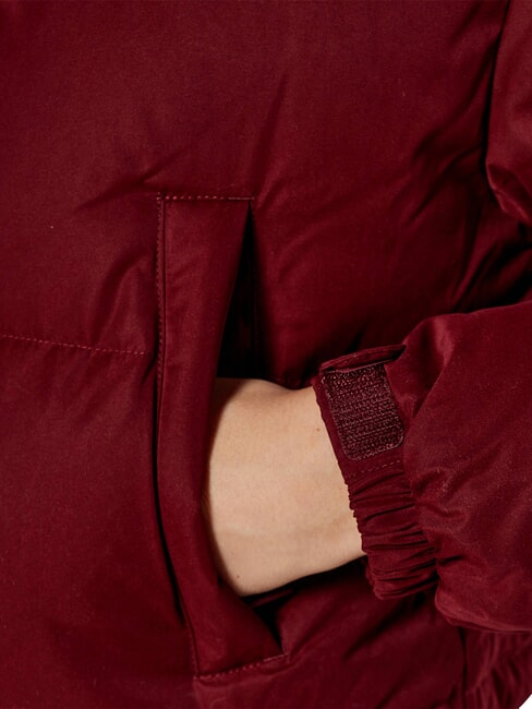 TH JEANS Chaqueta corta de plumas rojo intenso - Chaquetas de plumas de mujer