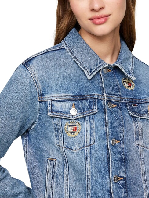 TH JEANS Chaqueta vaquera mezclilla media - Chaquetas de mujer
