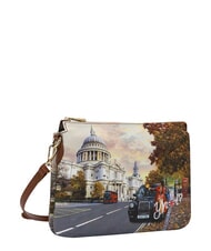 YNOT YESBAG Bolso de hombro con dos compartimentos. Turista de Londres - Bolsos Mujer - 2