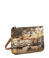 YNOT YESBAG Bolso de hombro con dos compartimentos. Venecia navide&ntilde;a - Bolsos Mujer - 2