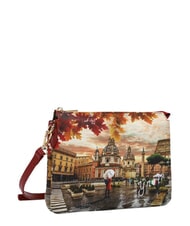 YNOT YESBAG Bolso de hombro con dos compartimentos. Roma lloviendo - Bolsos Mujer - 2