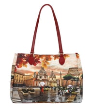 YNOT YESBAG Bolso de hombro M Roma lloviendo - Bolsos Mujer - 2