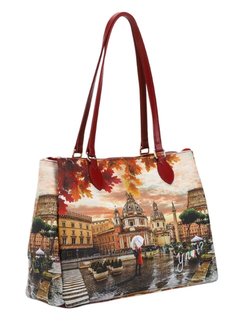 YESBAG Bolso de hombro M Roma lloviendo - Bolsos Mujer