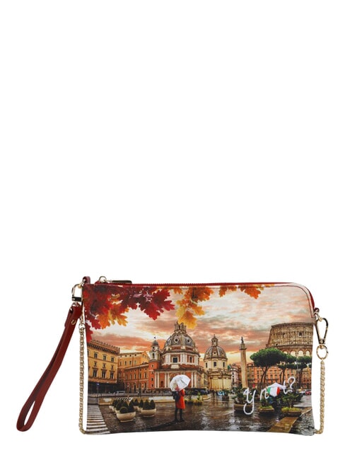YESBAG Bolso de mano plano con pu&ntilde;o Roma lloviendo - Bolsos Mujer