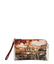 YNOT YESBAG Bolso de mano plano con pu&ntilde;o Roma lloviendo - Bolsos Mujer - 2