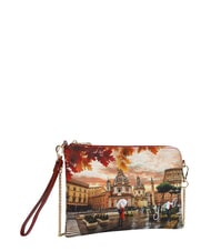YNOT YESBAG Bolso de mano plano con pu&ntilde;o Roma lloviendo - Bolsos Mujer - 3