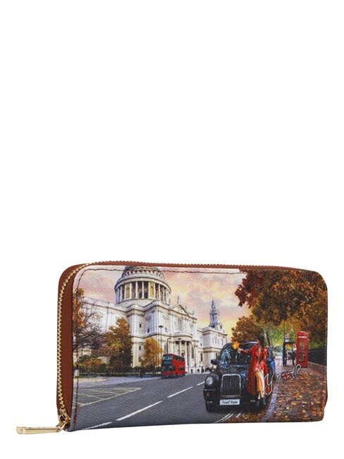 YESBAG Cartera grande con cremallera. Turista de Londres - Carteras Mujer