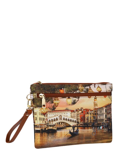 YESBAG Bolso de mano M con pu&ntilde;o Venecia navide&ntilde;a - Carteras Mujer