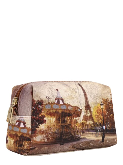 YESBAG Estuche de belleza tipo ba&uacute;l Par&iacute;s divertido - Neceser