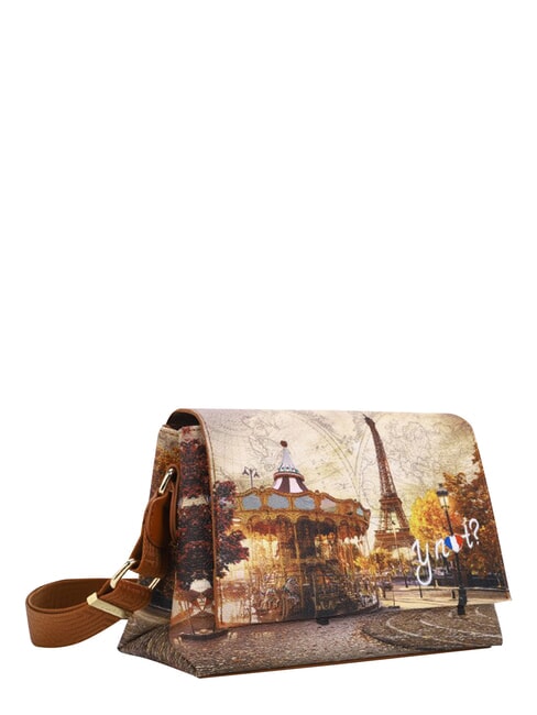 YESBAG Bolso de hombro con solapa Par&iacute;s divertido - Bolsos Mujer