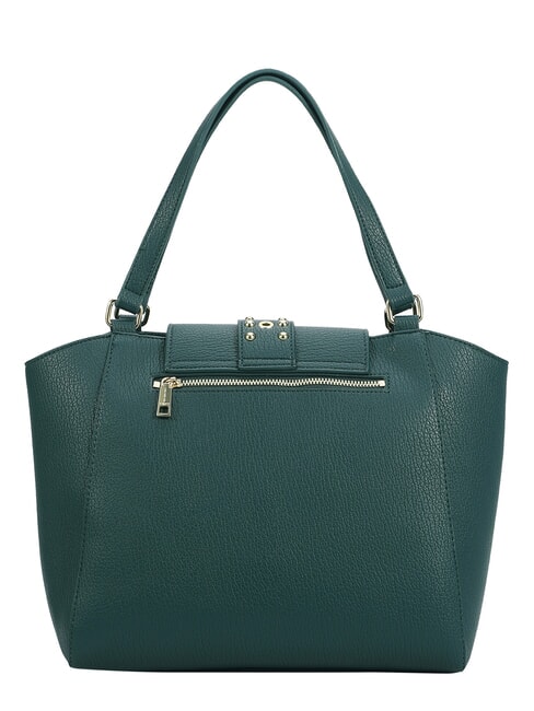 ROCKER Bolsa de compras con hebilla y tachuelas bosque - Bolsos Mujer