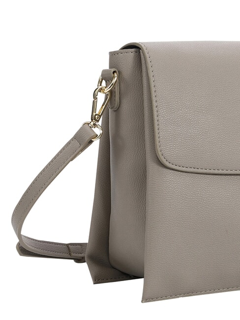 LOVERS Bolso de hombro con solapa gris pardo - Bolsos Mujer