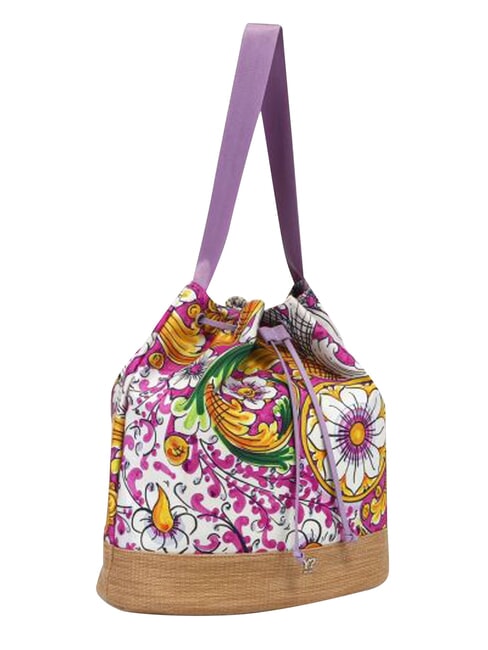 ORTIGIA Bolso cubo lila - Bolsos Mujer