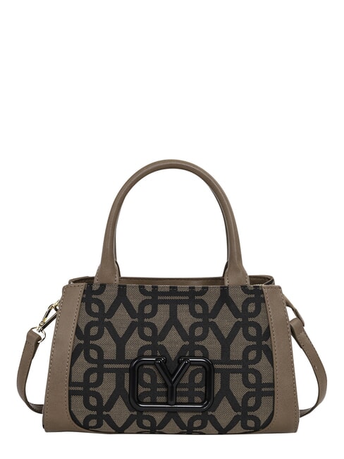 GRACE Bolso de mano con correa para el hombro. BROWN - Bolsos Mujer
