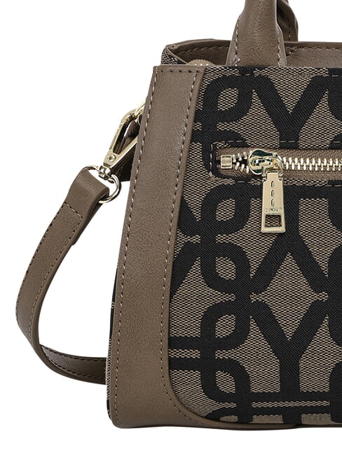 GRACE Bolso de mano con correa para el hombro. BROWN - Bolsos Mujer