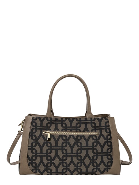 GRACE Bolso de mano L, con correa para el hombro BROWN - Bolsos Mujer