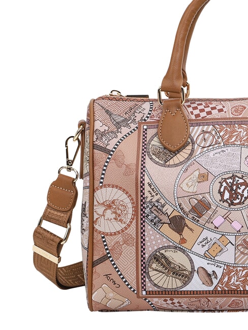 FASHIONOPOLY Bolso de maletero, bolso de mano arena - Bolsos Mujer