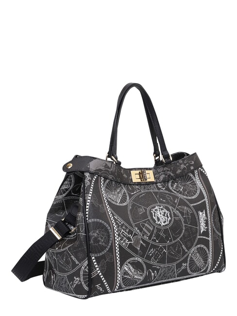 FASHIONOPOLY Bolso de mano con correa para el hombro. NEGRO - Bolsos Mujer