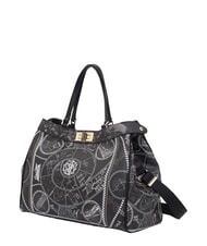 YNOT FASHIONOPOLY Bolso de mano con correa para el hombro. NEGRO - Bolsos Mujer - 4