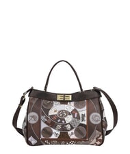 YNOT FASHIONOPOLY Bolso de mano con correa para el hombro chocolate - Bolsos Mujer - 2