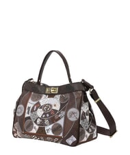 YNOT FASHIONOPOLY Bolso de mano con correa para el hombro chocolate - Bolsos Mujer - 4