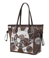 YNOT FASHIONOPOLY Bolsa de compras, bolso de hombro chocolate - Bolsos Mujer - 2