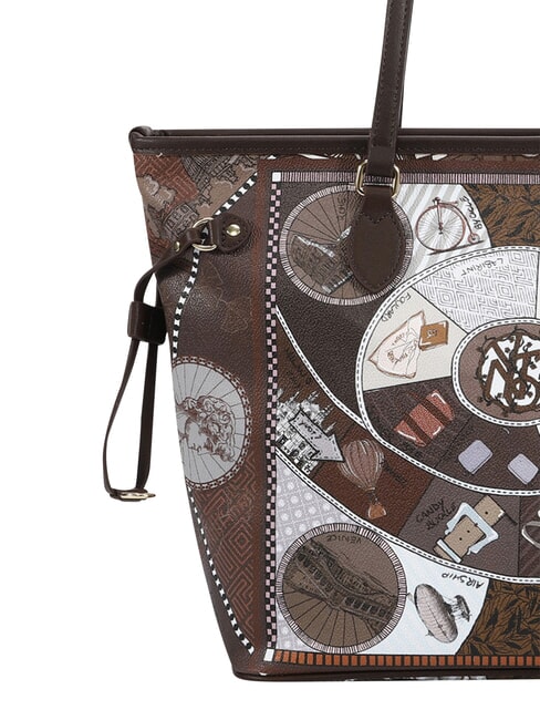 FASHIONOPOLY Bolsa de compras, bolso de hombro chocolate - Bolsos Mujer