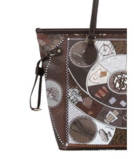 YNOT FASHIONOPOLY Bolsa de compras, bolso de hombro chocolate - Bolsos Mujer - 4