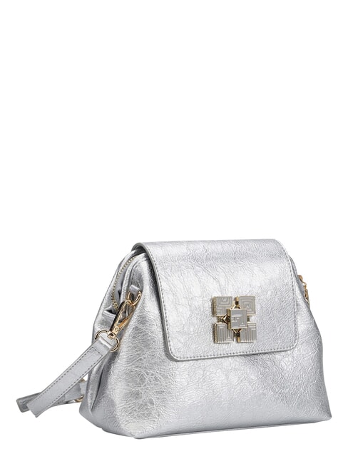 CRACKLE Minibolso de hombro SILVER - Bolsos Mujer