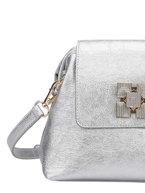 CRACKLE Minibolso de hombro SILVER - Bolsos Mujer