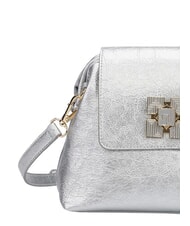 YNOT CRACKLE Minibolso de hombro SILVER - Bolsos Mujer - 4