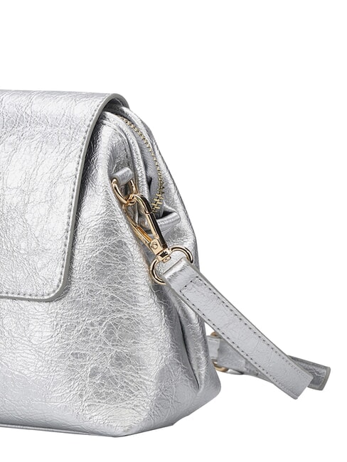 CRACKLE Minibolso de hombro SILVER - Bolsos Mujer