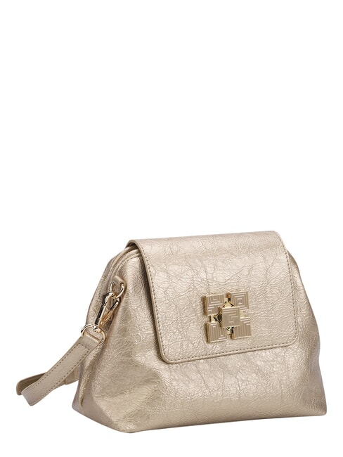 CRACKLE Minibolso de hombro oro claro - Bolsos Mujer