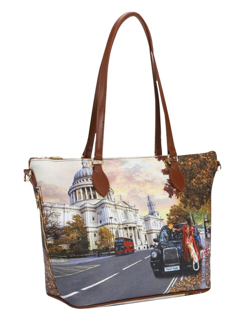 YESBAG Bolso de compras mediano de hombro Turista de Londres - Bolsos Mujer