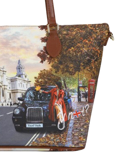YESBAG Bolso de compras mediano de hombro Turista de Londres - Bolsos Mujer