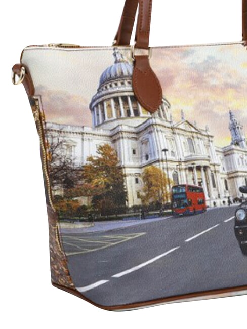 YESBAG Bolso de compras mediano de hombro Turista de Londres - Bolsos Mujer