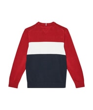 TOMMY HILFIGER TH Jersey de cuello redondo de algod&oacute;n bloque de color rwb - Camiseta ni&ntilde;o - 2