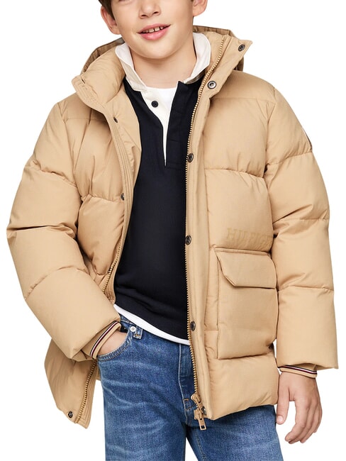 TH KIDS Chaqueta con capucha caqui cl&aacute;sico - Chaquetas de beb&eacute;