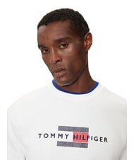 TOMMY HILFIGER TH Camisa de entrenamiento blanco - Sudaderas - 4