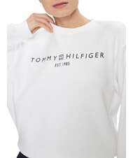 TOMMY HILFIGER TH Camisa de entrenamiento blanco &oacute;ptico - Sudaderas de mujer - 5