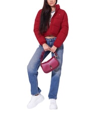 TOMMY HILFIGER TH JEANS Chaqueta corta de plumas rojo regata - Chaquetas de plumas de mujer - 5